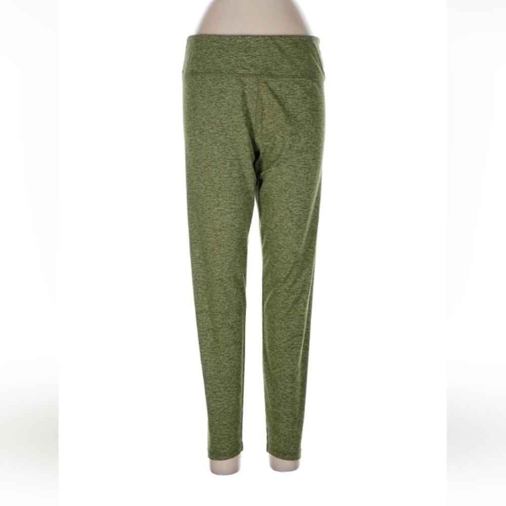 Soft Surroundings Olive Heather Knit Joggers Leggungs Womens Pants
